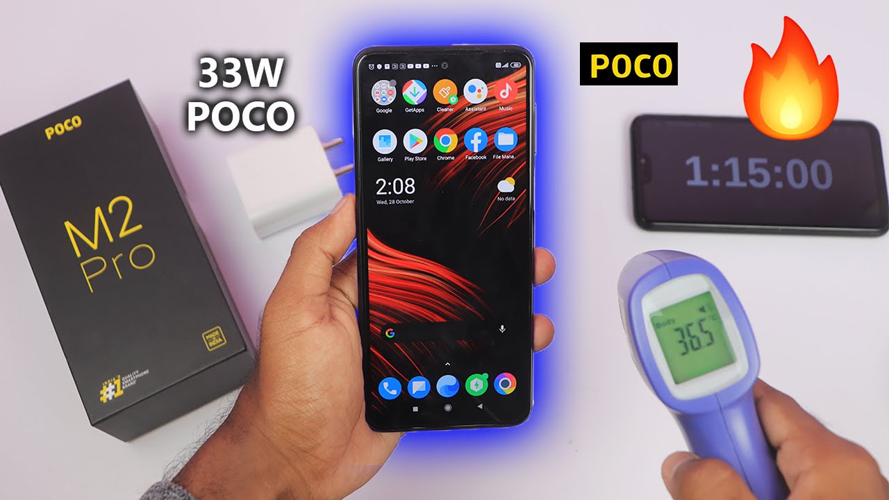 Poco M2 Pro Charging test tamil | 0 to 100% BATTERY CHARGING TEST 🔋⚡⚡ AND HEATING TEST | Techie Feed
