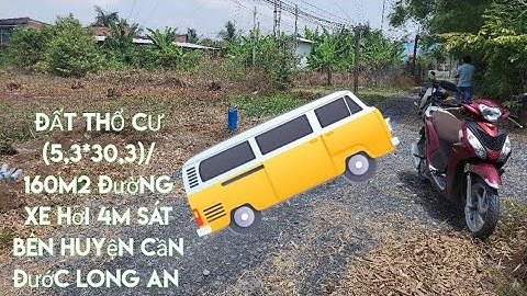 đã bán)bán đất thổ cư gần dự án khu dân cư 118h huyện cần đước long an