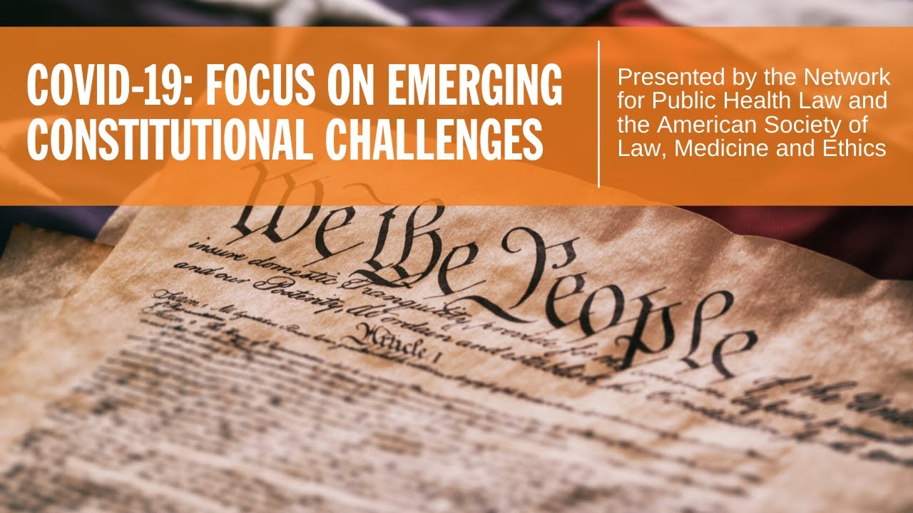 COVID19 Focus on Emerging Constitutional Challenges YouTube