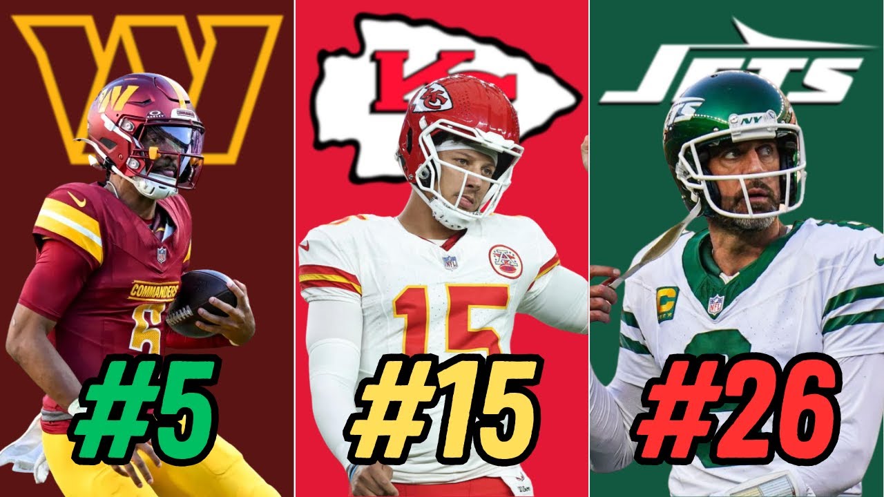 Starting Quarterbacks Ranked - YouTube