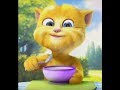 The Cat Eats Food القط المتكلم ياكل الطعامTalking Ginger 2 Eat With Me 