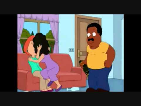 Lois and Bonnie kiss! -Family Guy