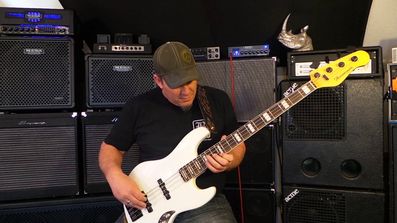 Hammersmith M4 bass w/ Nordstrand NJ4 pickups Andy Irvine YouTube