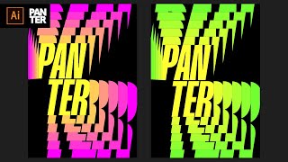 How to Design Typo Blend Poster in Illustrator