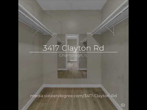 3417 Clayton Rd, Champaign, IL home video tour