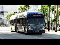 BUS RIDE ON BOARD MDT&#39;s 2015 NABI 60BRT HYBRID BUS #15525