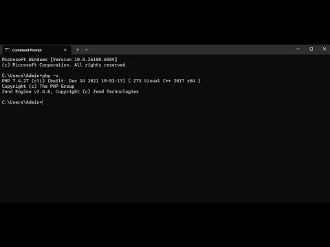 Fix ''php -v'' Not Recognized | Add PHP Path in XAMPP on Windows