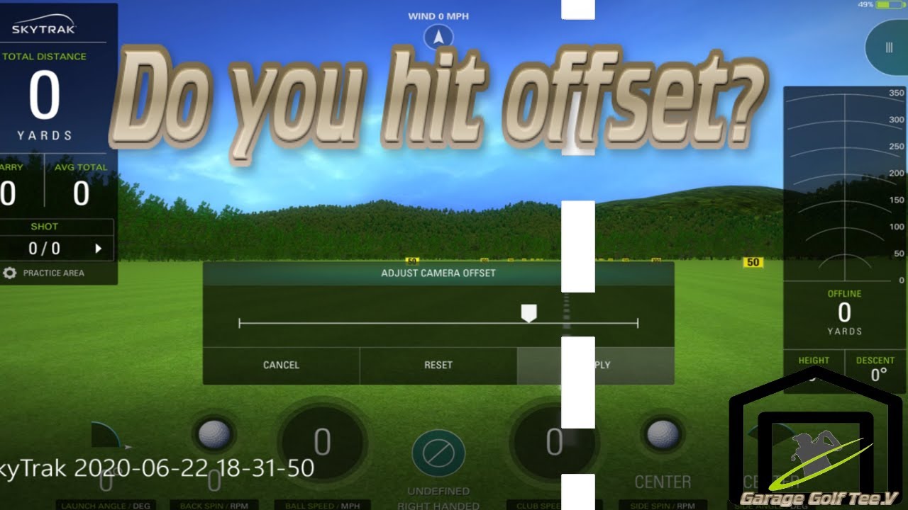Will you have to hit offset in your golf simulator? Watch this quick
