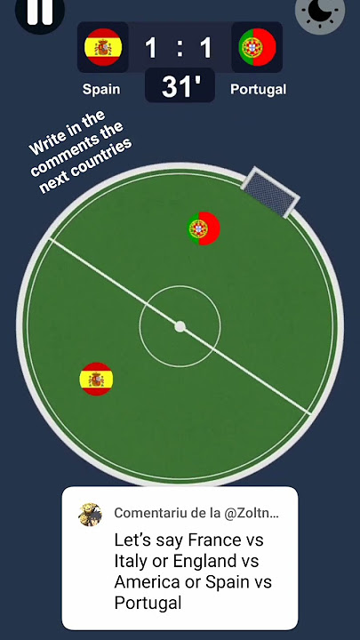 Spain vs Portugal #countryballs #match #football