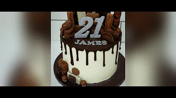 #Cake designs #boy 21st birthday#