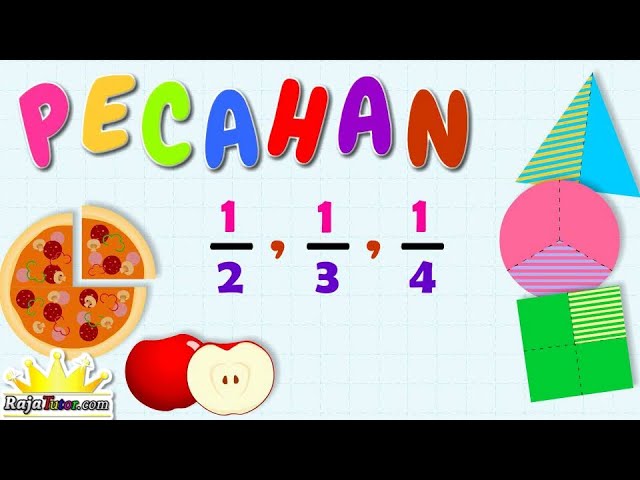 Tutorial Belajar Matematika Pecahan 1 2 1 3 1 4 Youtube