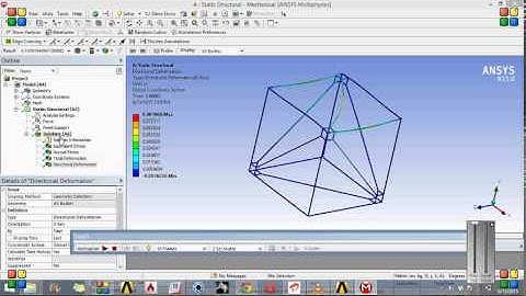 Stress analysis animation of cubesat frame in ansys workbench