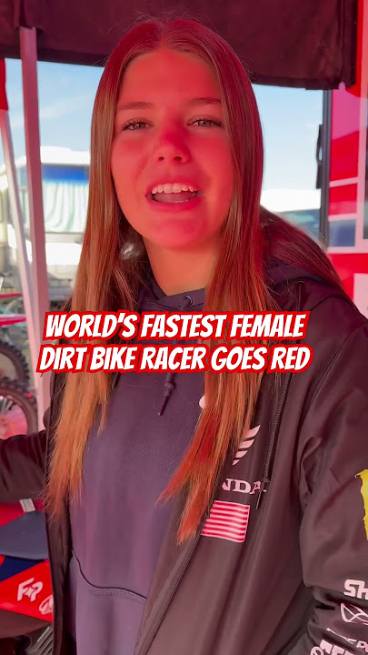 World’s Fastest Female Dirt Bike Rider!