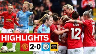 Highlights | United Women 2-0 Manchester City Women | FA Women's Continental League Cup