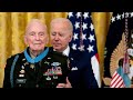 President Biden awards the Medal of Honor to Army Colonel Ralph Puckett