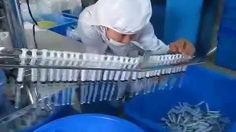 Video of Automatic Disposable Syringe Assembly Machine