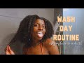 natural hair wash day routine | tips for low porosity hair + dry scalp