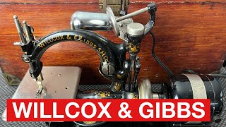 Willcox & Gibbs Sewing Machine (How to Thread and How to Oil)