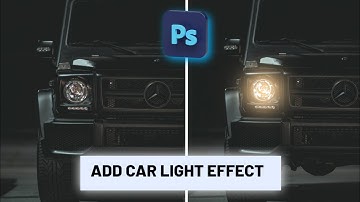 Realistic Car Light Effect - Best Photoshop Tutorial