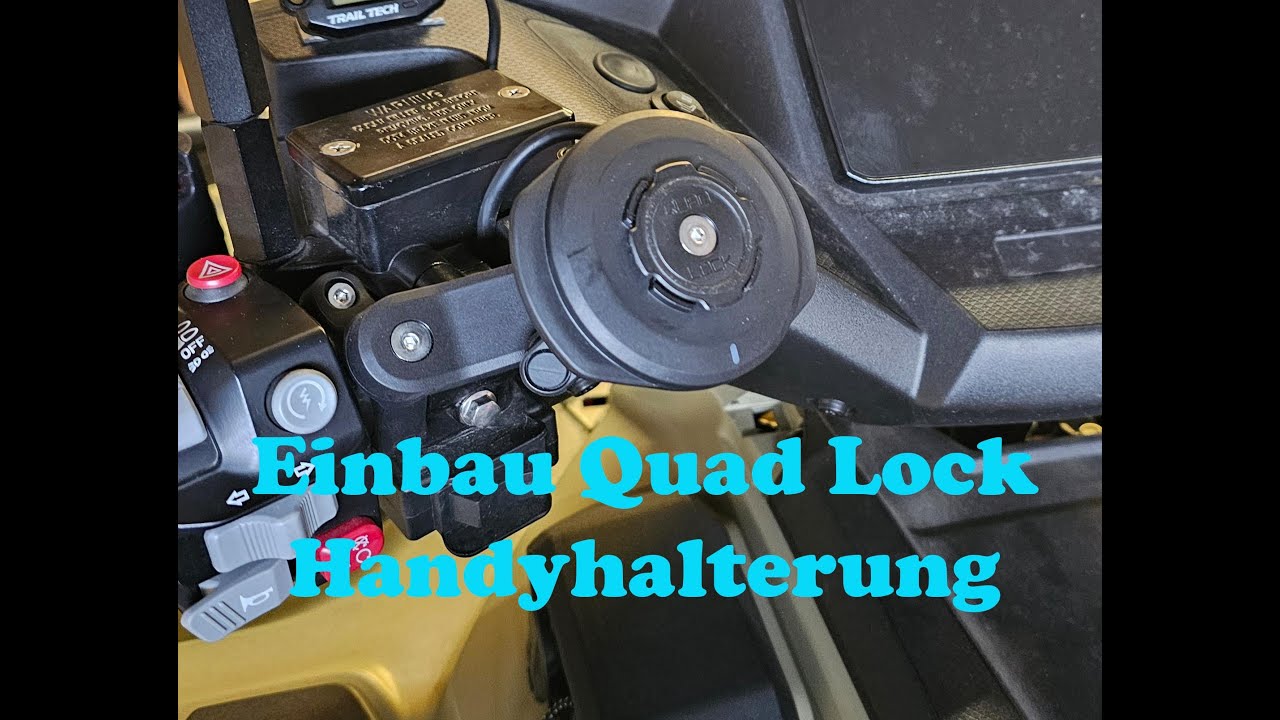 XWolf Einbau Quad Lock Handyhalterung