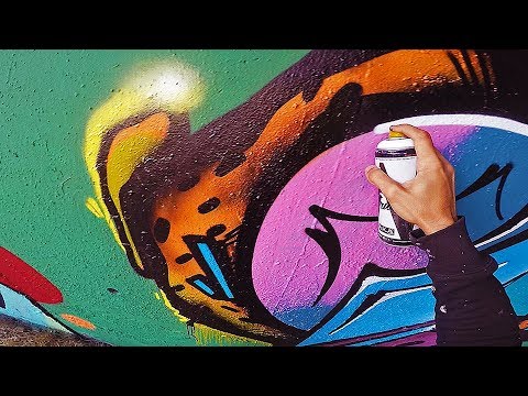 Graffiti - Rake43 - Arrows & Letters - YouTube