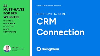 CRM Connected Website With Automation | The 22 Must-Haves for B2B Websites