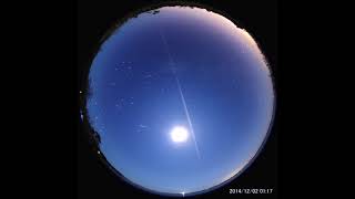 ほうおう座流星群タイムラプス映像 / Time-lapse photography of Phoenicid meteor shower
