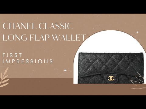 Chanel Classic Quilted Long Flap Wallet 