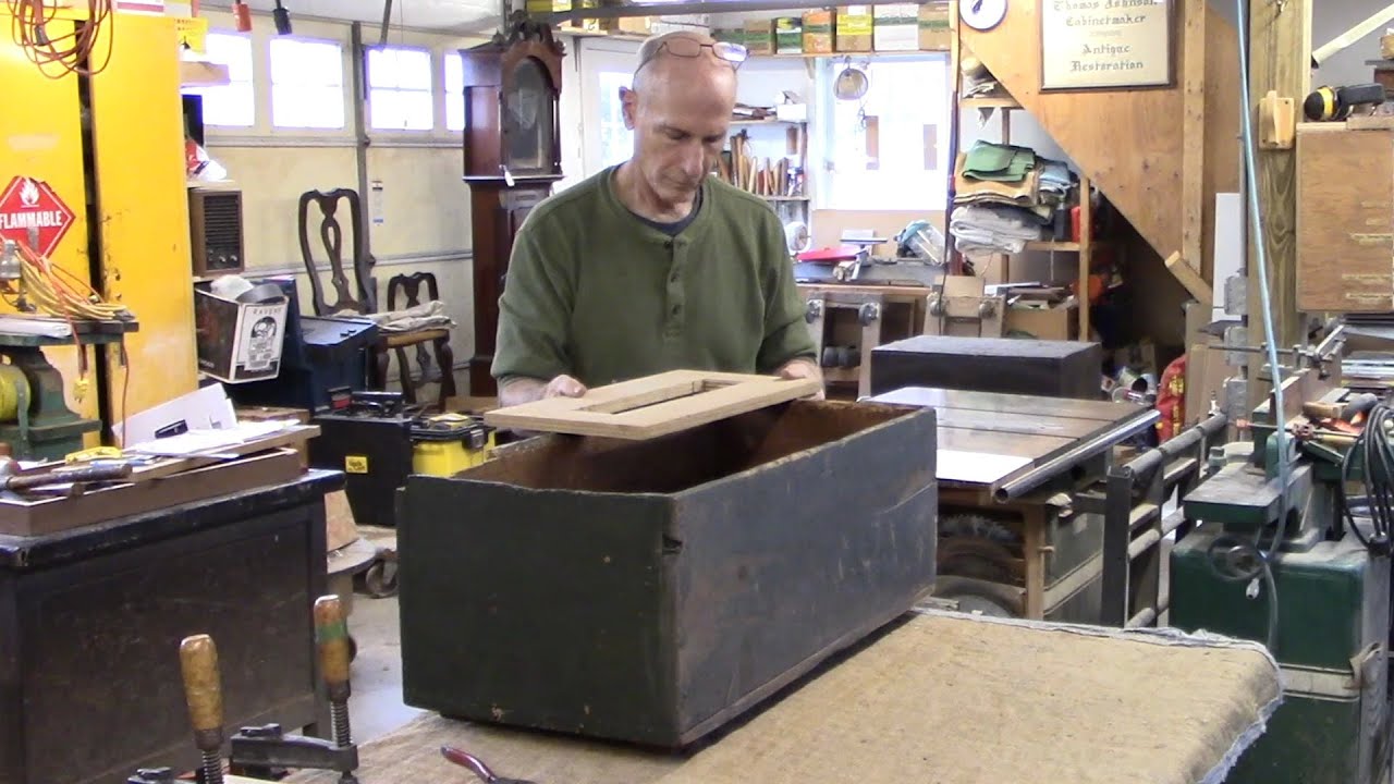 Repairing a Toy Chest Thomas Johnson Antique Furniture Restoration