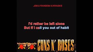 Guns N' Roses - Breakdown [Karaoke]