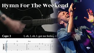 PDF Sample Hymn For The Weekend - Coldplay Fingerstyle Guitar guitar tab & chords by Yuta Ueno.