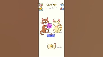 DOP 5: Delete One Part Level 460 Complete ✅ #dop5 (Scare the cat)