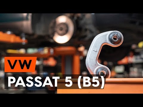 Как заменить переднюю тягу стабилизатора VW PASSAT 5 (B5) [ВИДЕОУРОК AUTODOC]