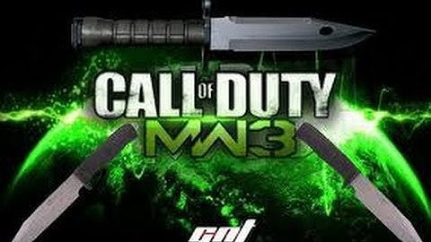 Throw Knife Kill: Most Badass Throw Knife Kill In ModernWarfare 3