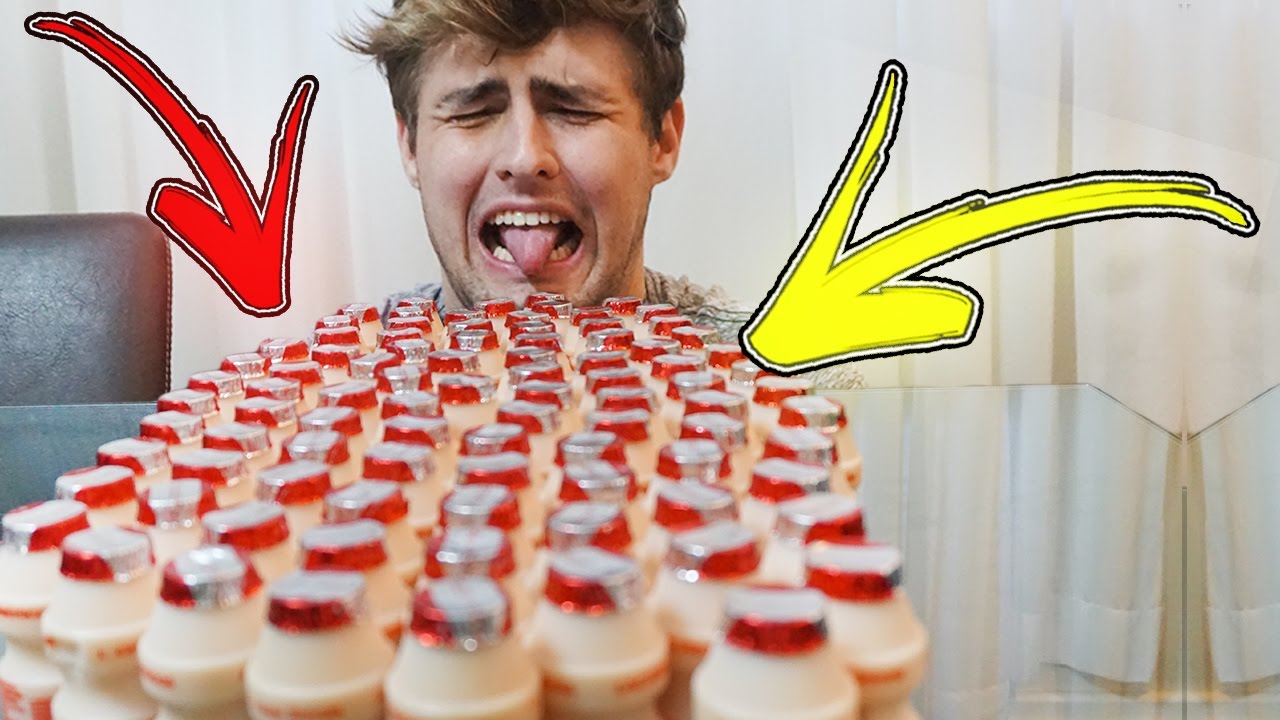 DESAFIO DOS 100 YAKULTS !!!