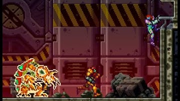 Metroid Fusion Sa-X in arachnus boss fight