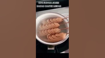 Thumbnail of Tips Agar Sosis Mekar Pada Saat di Bakar | Tips Bakar Sosis | Resep Makanan #shorts