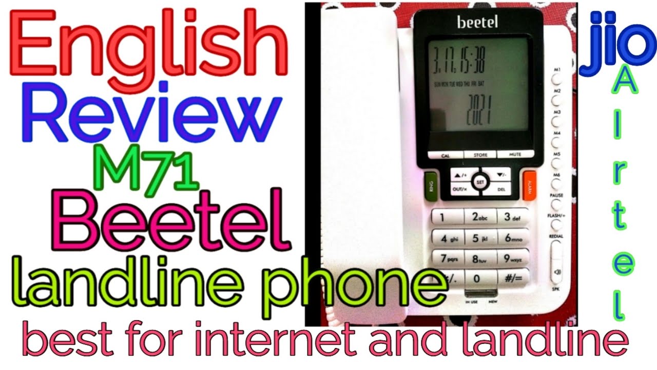 English M71 landline phone unboxing Review features, Best landline phone for Broadband and