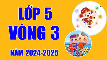 Trạng Nguyên Tiếng Việt Lớp 5  Vòng 3 Năm 2024 -2025