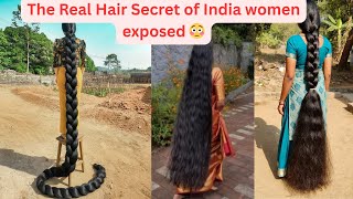 THE REAL SECRET OF INDIA WOMEN RAPUNZEL LONG THICk HAIR