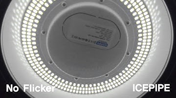 Flicker Test LED Lamp: ICEPIPE CT2500