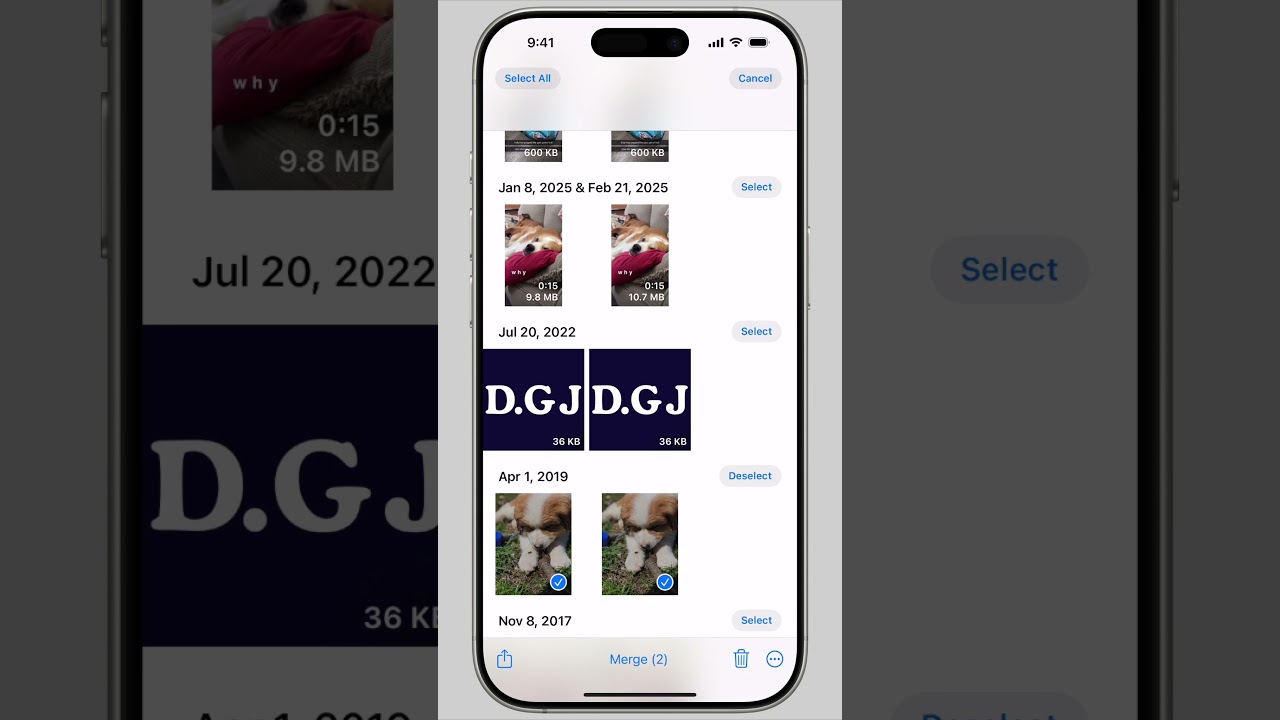 Найти и удалить дубликаты фотографий на iPhone