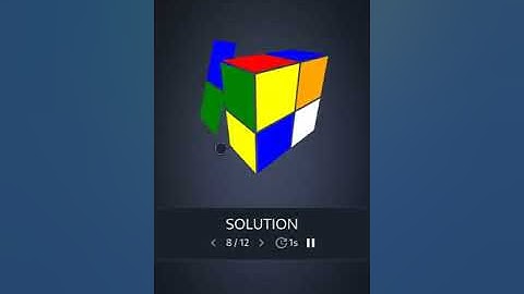 Android Cube Solver application - Cube 2x2 3x3 Skewb Pyraminx