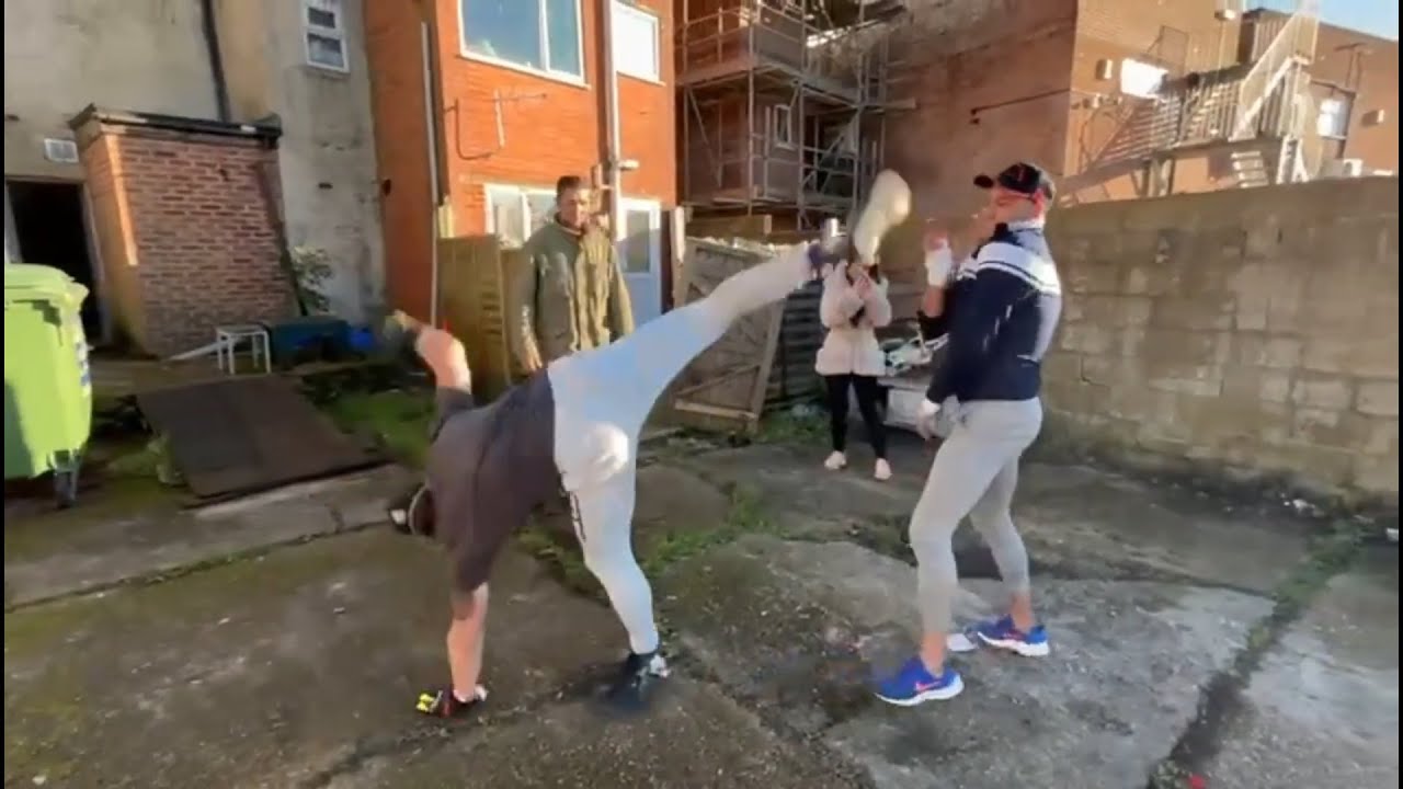 CONCRETE FLOOR STREET FIGHT... BASH VS JUSTICE JIMMY MILLAR