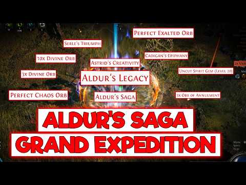 HIGH INVESTMENT GRAND EXPEDITION WITH ALDUR'S SAGA FOR BIG PROFIT - POE2 0.5 RUNES OF ALDUR