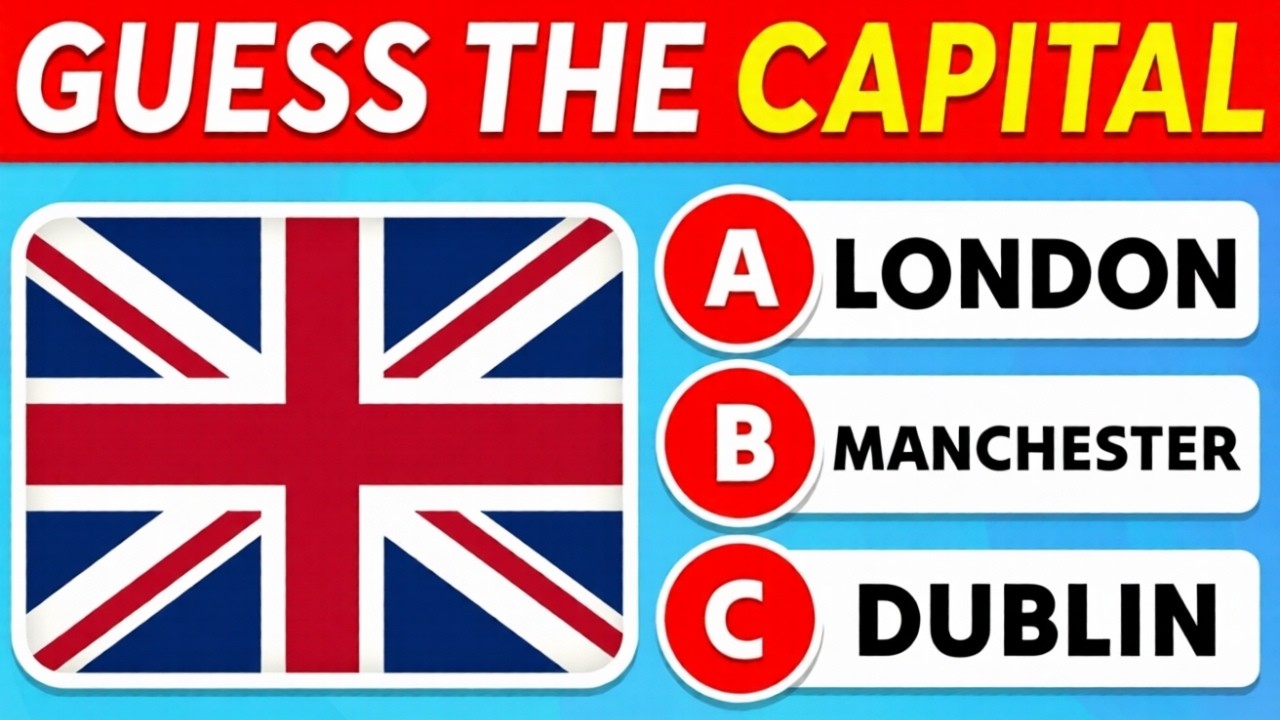 Only 1% Can Get All These Capitals Right! 😲I Capital Quiz!!