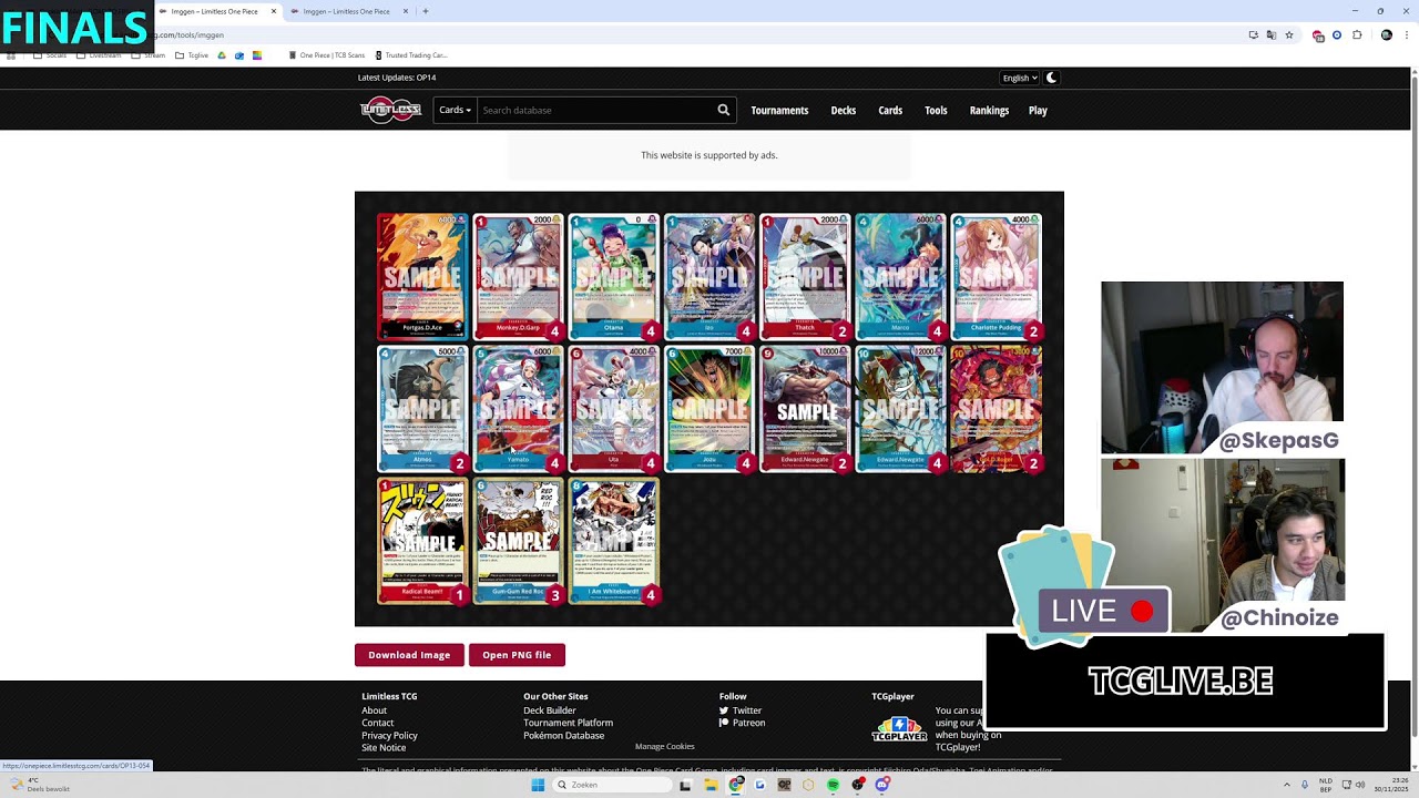200+ players ROAD TO FINALS - CHINOIZECUP - Casting with @SkepasG , Luka and Hrvoje  | Tcglive.Be