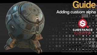 Substance Painter - Adding Custom Alpha