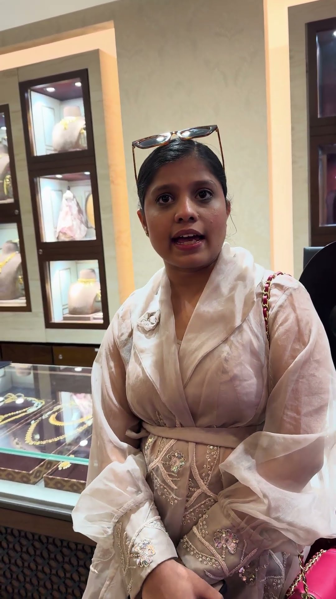 Tanishq customer, after her styling session