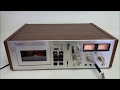 Vintage Panasonic Technics Stereo Single Cassette Deck 677